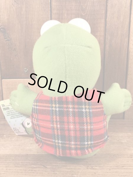 80’sのベイビーマペッツのカーミットのヴィンテージのプラッシュドール