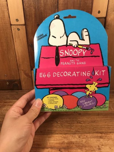 画像3: Snoopy And The Peanuts Gang Egg Decorating Kit　スヌーピー　ビンテージ　イースターキット　ピーナッツギャング　90年代〜