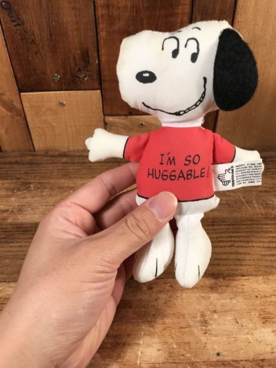 画像3: Applause Peanuts Snoopy “I'm So Huggable!” Mini Plush Doll　スヌーピー　ビンテージ　ミニプラッシュドール　80年代
