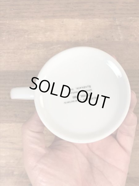 70’sのスヌーピーとウッドストックのヴィンテージのセラミックマグ