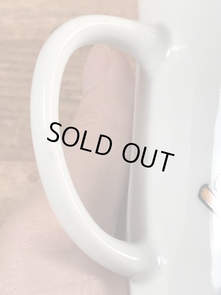 70’sの陶器製のスヌーピーのヴィンテージのマグカップ