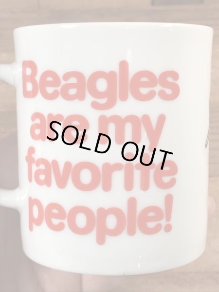 70年代頃の陶器製のスヌーピーのビンテージのマグカップ