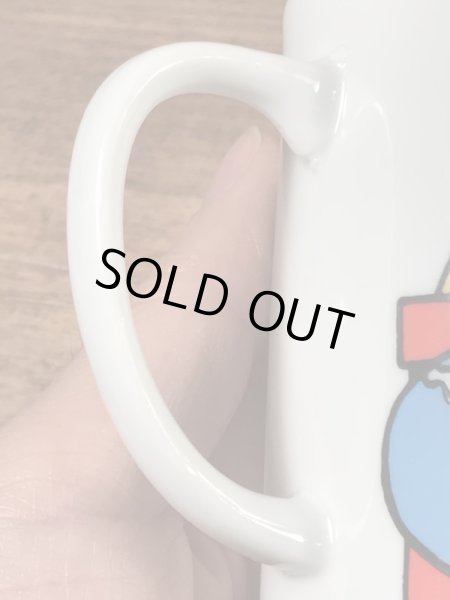 70’sのスヌーピーとウッドストックのヴィンテージのセラミックマグ