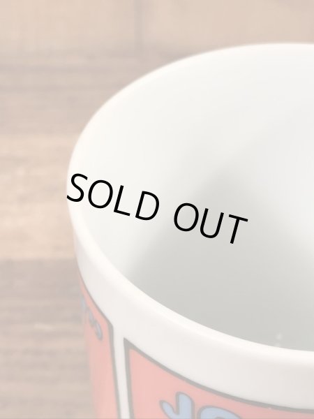 70年代頃の陶器製のスヌーピーのビンテージのマグカップ