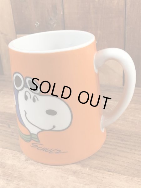 70’sのフライングエースのスヌーピーのヴィンテージのオルゴール