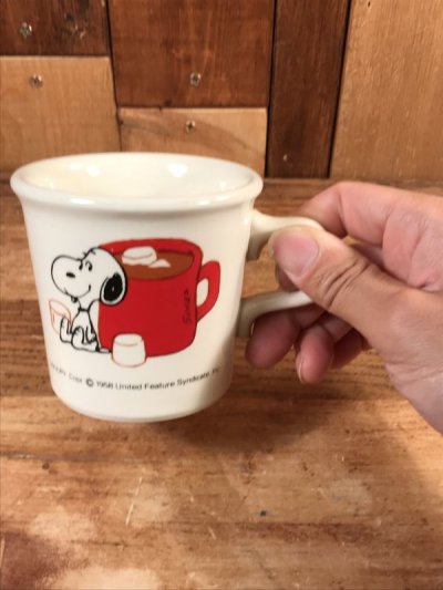 画像3: Taylor Peanuts Snoopy “Hot Chocolate” Ceramic Mug　スヌーピー　ビンテージ　マグカップ　陶器　70年代