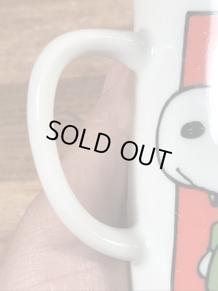 70年代頃の陶器製のスヌーピーのビンテージのマグカップ