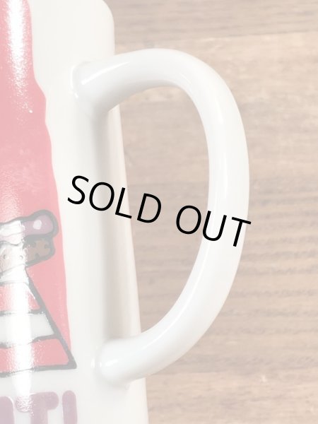 70’sのスヌーピーのウッドストックのヴィンテージのセラミックマグ