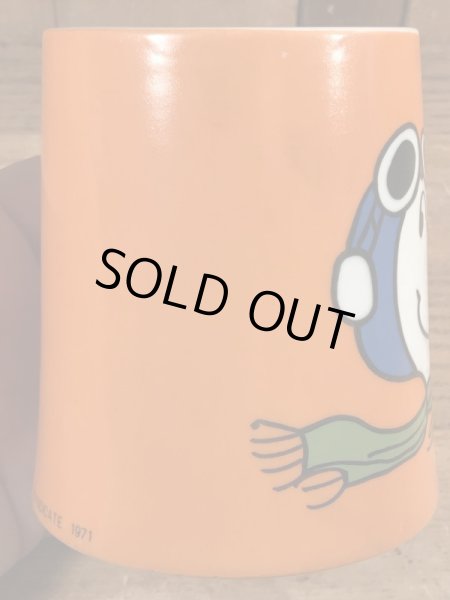 70’sのフライングエースのスヌーピーのヴィンテージのオルゴール