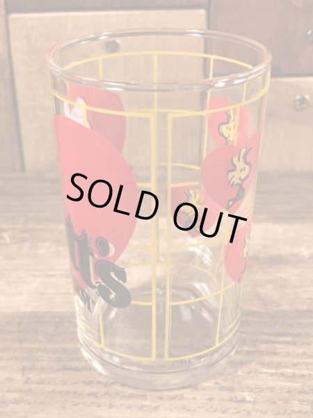 80’sのKnott's Berry Farmのスヌーピーのヴィンテージのグラスコップ