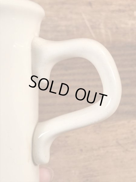 70’sの陶器製のスヌーピーのヴィンテージのマグカップ