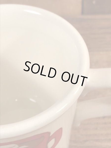 70’sの陶器製のスヌーピーのヴィンテージのマグカップ