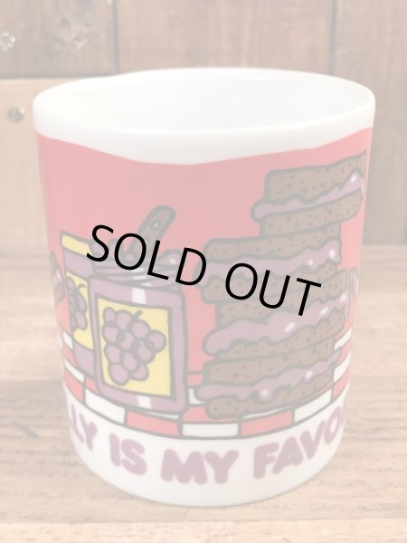 70’sのスヌーピーのウッドストックのヴィンテージのセラミックマグ