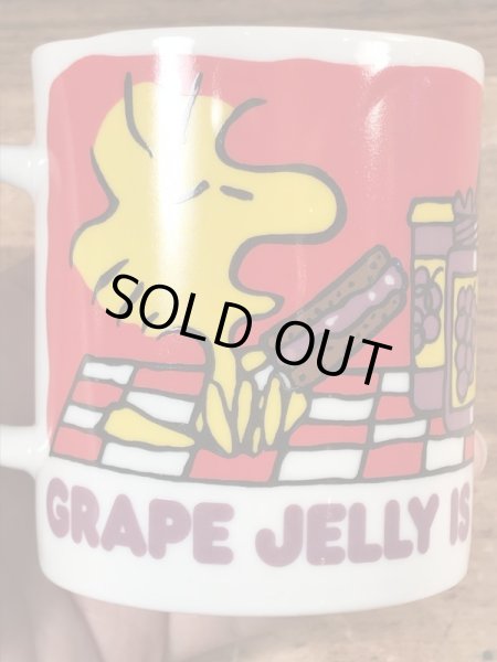 70年代頃のスヌーピーのウッドストックのビンテージのマグカップ