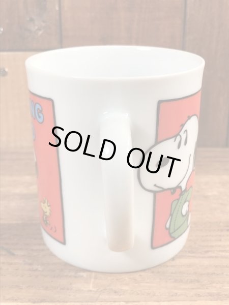 70年代頃の陶器製のスヌーピーのビンテージのマグカップ