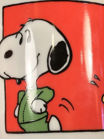 画像1: Peanuts Snoopy “Jogging Hound” Ceramic Mug　スヌーピー　ビンテージ　マグカップ　陶器　70年代