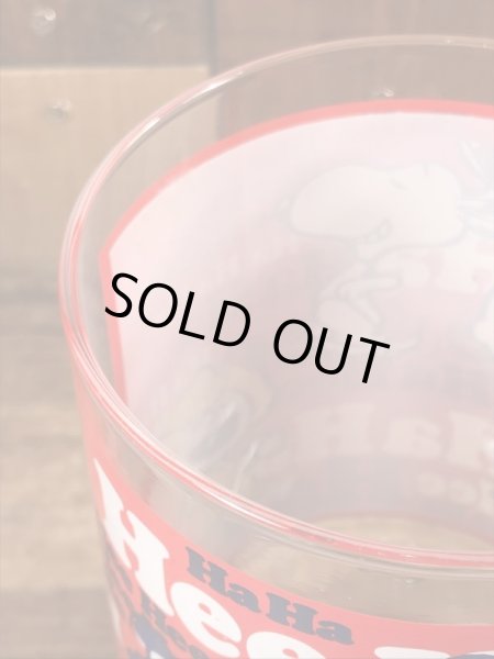 70年代頃のスヌーピーのビンテージのビッググラス