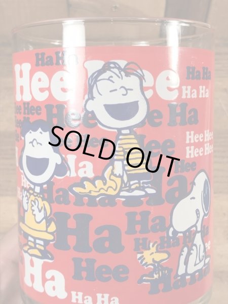 70年代頃のスヌーピーのビンテージのビッググラス