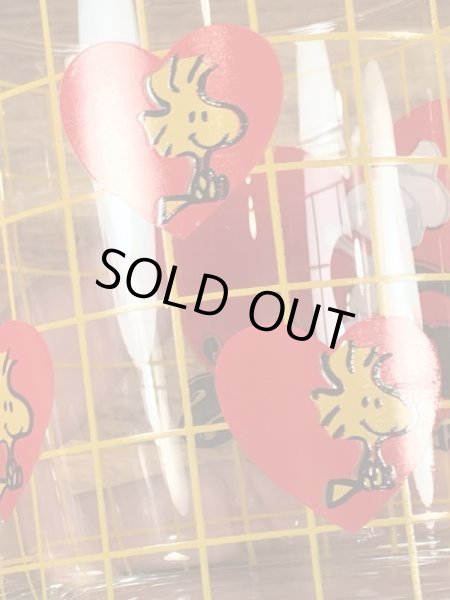 80’sのナッツベリーファームのスヌーピーのヴィンテージのガラスコップ