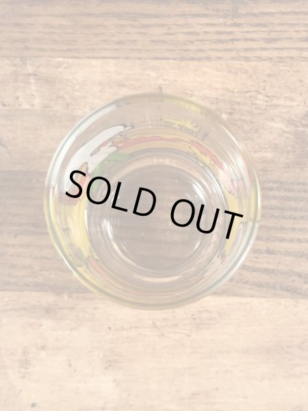 70〜80年代頃のハンバーガーのスヌーピーのビンテージのグラスコップ