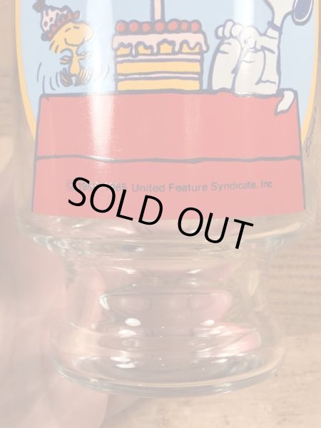 70’sのスヌーピーのヴィンテージのビッググラス