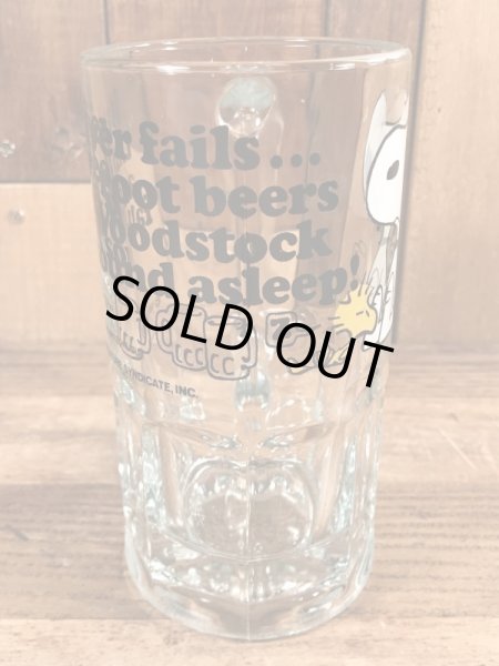 70〜80’sのスヌーピーのヴィンテージのビールジョッキ