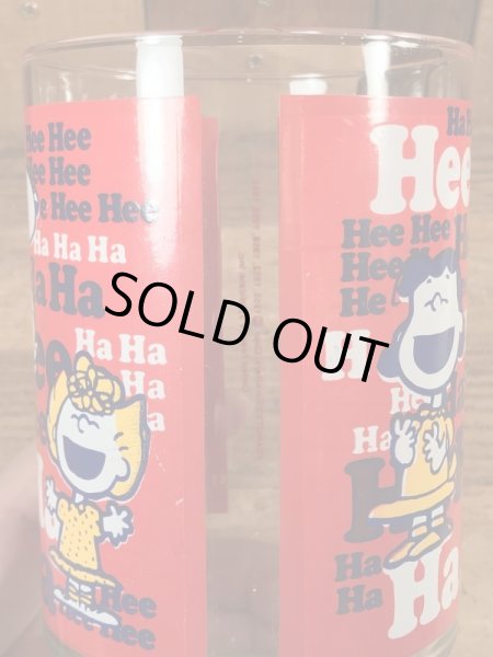 70年代頃のスヌーピーのビンテージのビッググラス