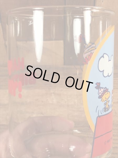 70年代頃のスヌーピーのビンテージのビッググラス