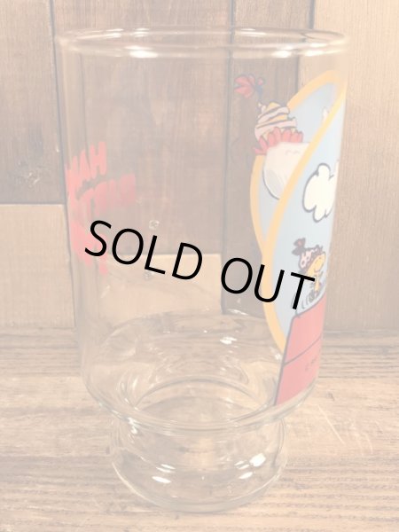 70年代頃のスヌーピーのビンテージのビッググラス
