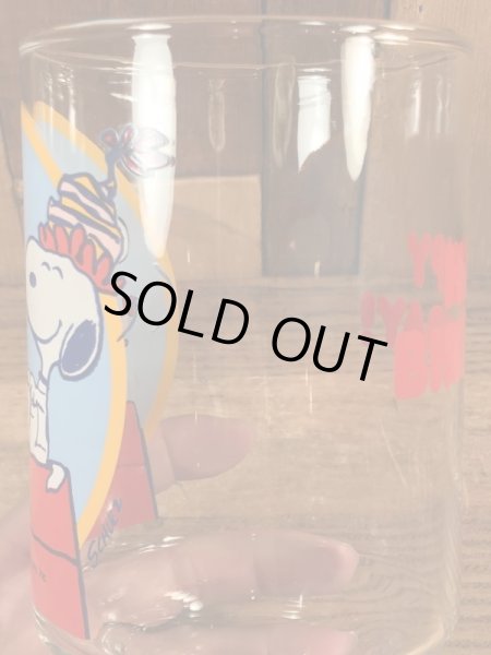 70年代頃のスヌーピーのビンテージのビッググラス