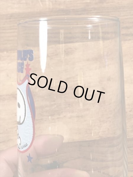 80年代頃のスヌーピーのビンテージのグラスコップ