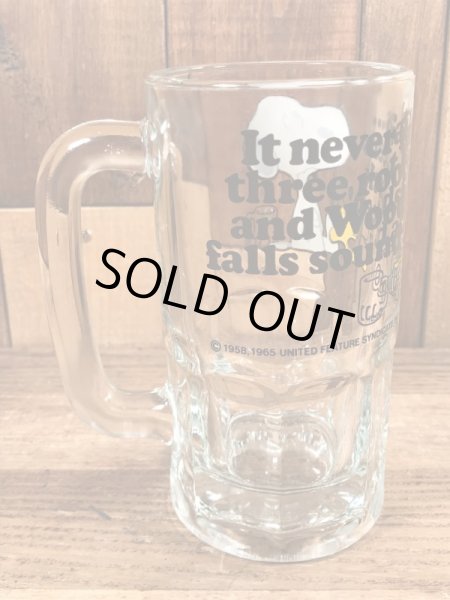 70〜80’sのスヌーピーのヴィンテージのビールジョッキ