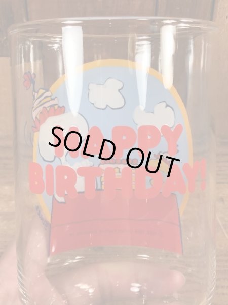 70年代頃のスヌーピーのビンテージのビッググラス