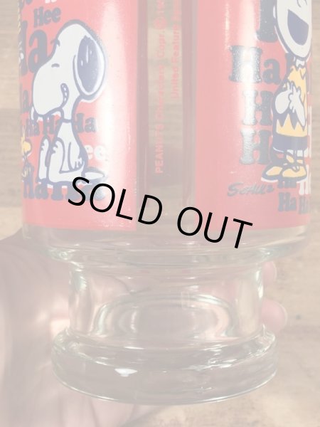 70’sのスヌーピーとピーナッツギャングのヴィンテージのビッググラス