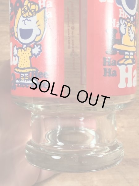 70’sのスヌーピーとピーナッツギャングのヴィンテージのビッググラス