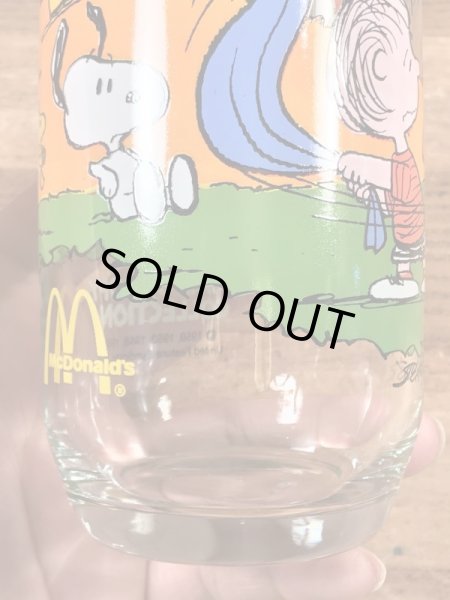 80’sのマクドナルドのスヌーピーのヴィンテージのガラスコップ