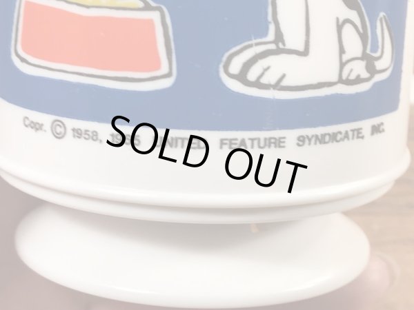 70〜80年代頃のスヌーピーのビンテージのプラスチックマグ