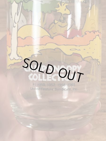 80’sのマクドナルドのスヌーピーのヴィンテージのガラスコップ