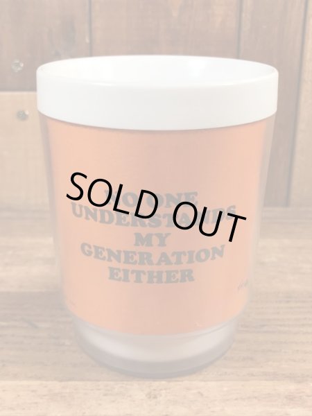 70’sのスヌーピーのヴィンテージのプラスチックマグカップ