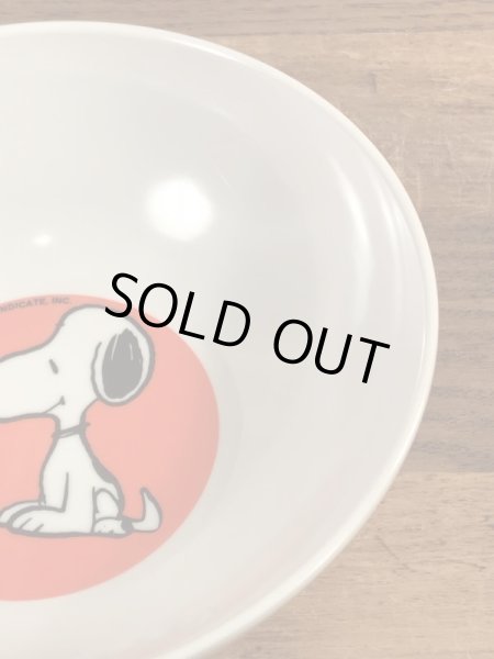 70〜80年代頃のスヌーピーのビンテージのプラスチックボウル