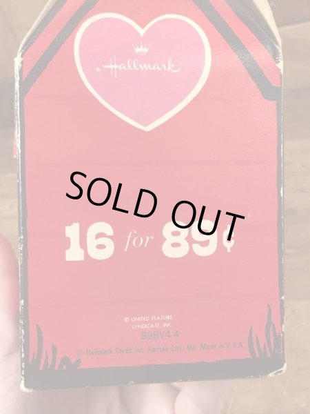 70’sのスヌーピーのヴィンテージのバレンタインボックス