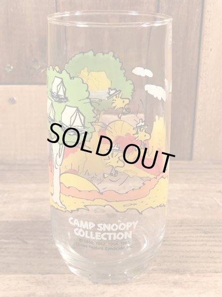 80’sのマクドナルドのスヌーピーのヴィンテージのガラスコップ