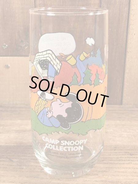 80’sのマクドナルドのスヌーピーのヴィンテージのガラスコップ