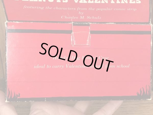 70’sのスヌーピーのヴィンテージのバレンタインボックス