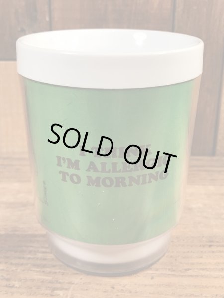 70’sのスヌーピーのヴィンテージのプラスチックマグカップ