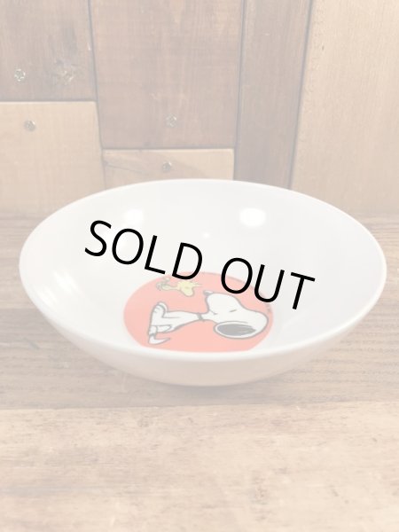 70〜80’sのスヌーピーとウッドストックのヴィンテージの小皿