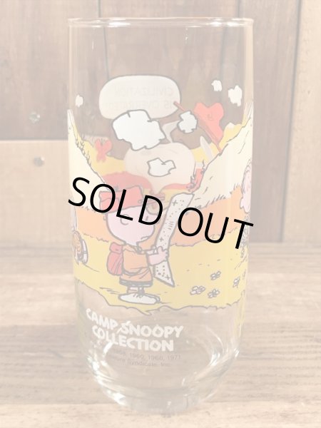 80’sのマクドナルドのスヌーピーのヴィンテージのガラスコップ