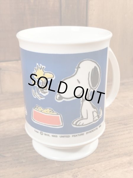 70〜80年代頃のスヌーピーのビンテージのプラスチックマグ