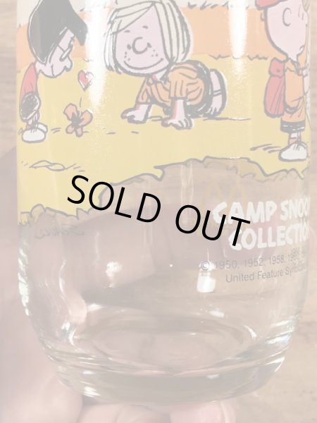 80’sのマクドナルドのスヌーピーのヴィンテージのガラスコップ