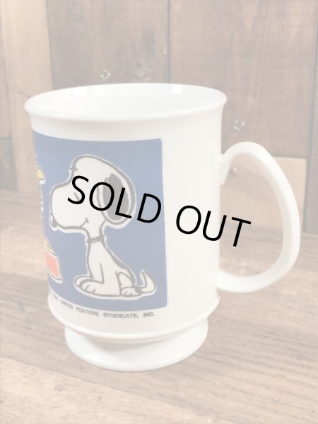 70〜80’sのスヌーピーとウッドストックのビンテージのプラスチックカップ